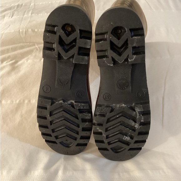 Burberry Haymarket Check Pattern Rubber Rain Boots - Picture 8 of 10